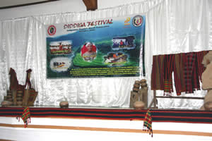 Stage and Kalinga dance performers at the Diddiga Festival. Photograph courtesy of Chico River Quest.com.