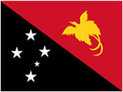 National flag of Papau New Guinea