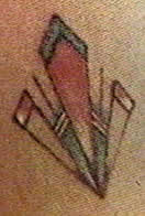 Cher's art deco crystal tattoos