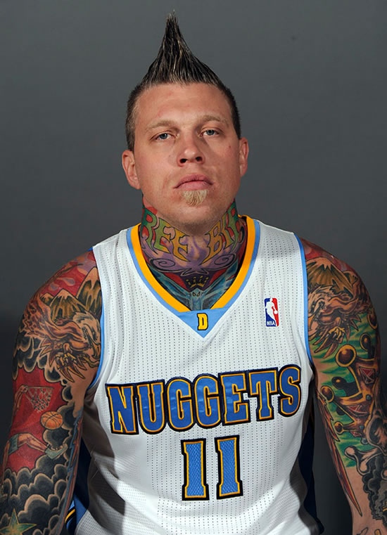 Chris Andersen NBA Birdman tattoo pics