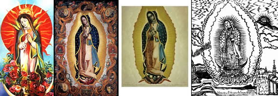 La Virgen de Guadalupe, or the Virgin of Guadalupe