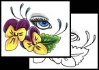 Pansy flower tattoo meanings