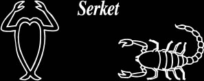 Serket - the scorpion sysmbol