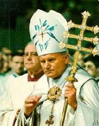 Papal cross carried by the Pope 