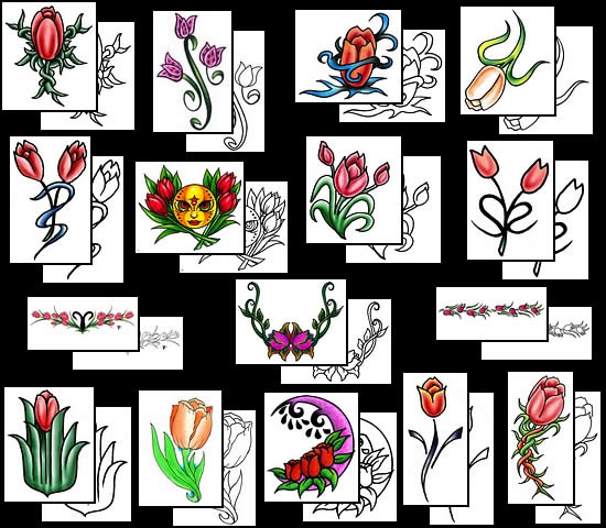 Get your tulip tattoo design ideas here!