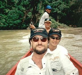 Thomas and Ed on the Skrang river