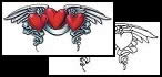 Heart tattoo designs