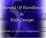 Award of Excellence in Web Design
