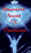Rhiannon's Award of Excellence