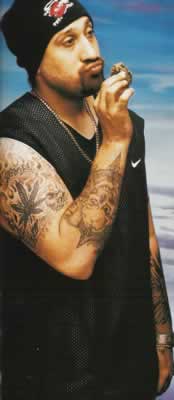 CYPRESS HILL'S B-REAL TATTOO PICS PHOTOS PICTURES OF HIS TATTOOS