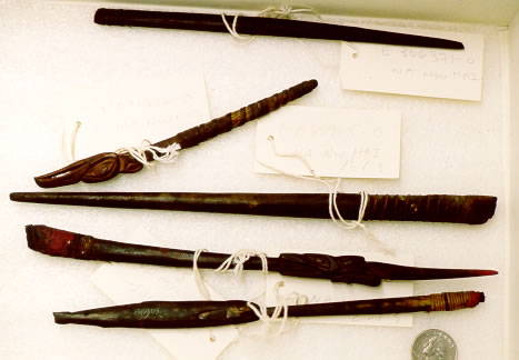 Assortment of paint brushes from Haida tattoo kit
