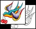 Swallow tattoo designs