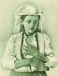 Bosnian Catholic body tattooing, late 19th century.