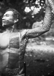 Warrior tattooing, 1920.