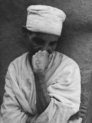 Amharic tattooing of Ethiopia. Photograph © Mario di Salvo