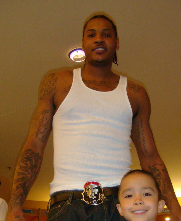 Carmelo Anthony ressemble à Jr Smith niveau tattoo   Blog tattoos NBA