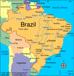 Brazil map