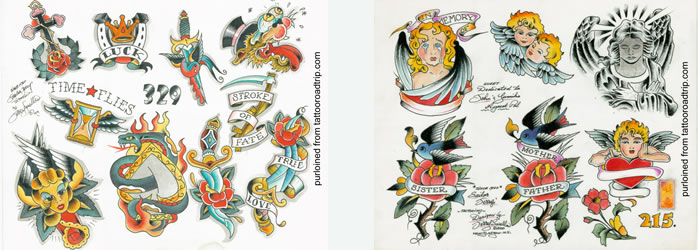 Flash sheets by Sailor Jerry Swallow