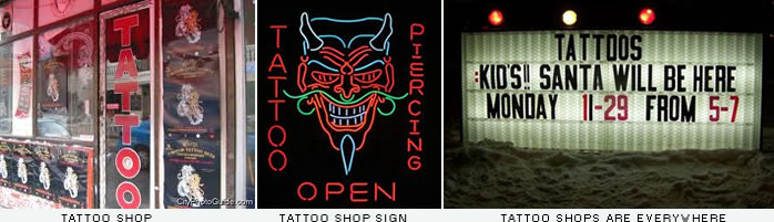 Too many tattoo shops