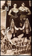Circus tattoo poster 1900
