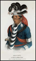 Early Miami Chief with facial tattoos